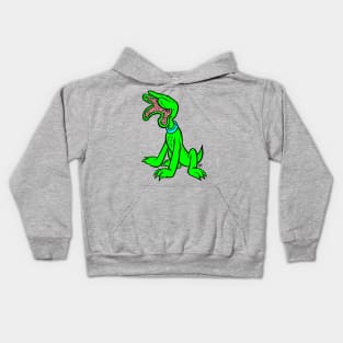 PLUTO THE DEMADOG (GREEN) Kids Hoodie